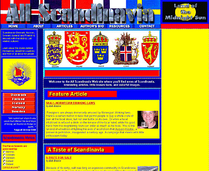 The All Scandinavia Web site